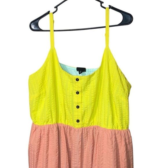 398. Torrid maxi colorful sundress with pockets size 2X - Picture 4 of 10